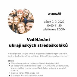 Leták SŠ webinář